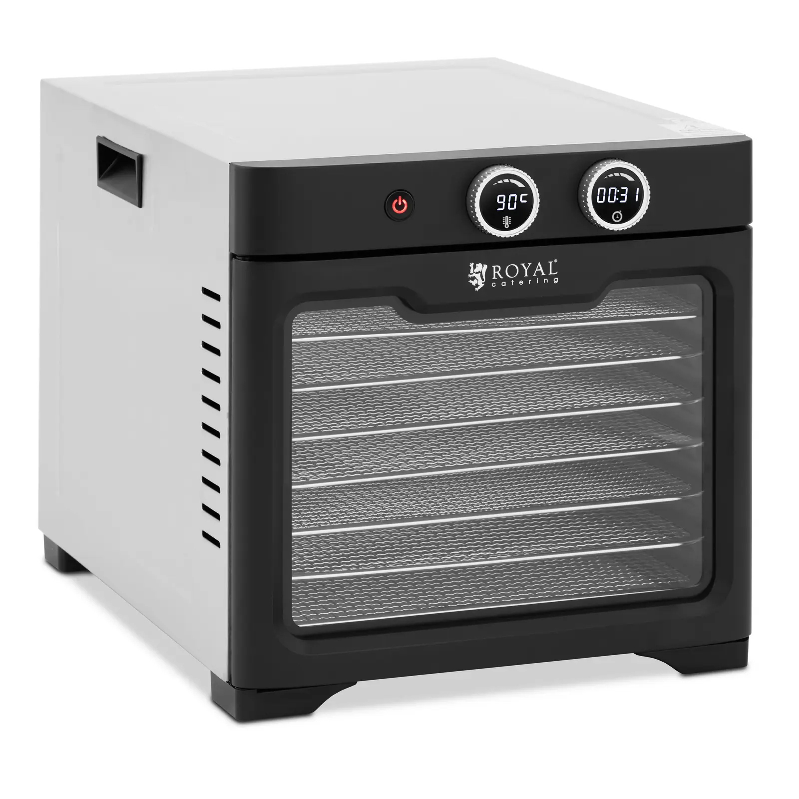 Suszarka do żywności 8 poziomów, 800 W z timerem i regulacją | 10013358