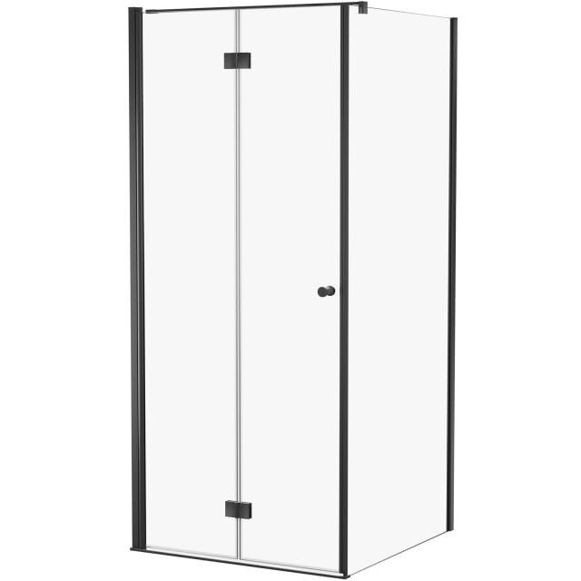 NEW TRENDY Kabina prysznicowa kwadratowa SUPERIA BLACK 1D 80x80x195 d