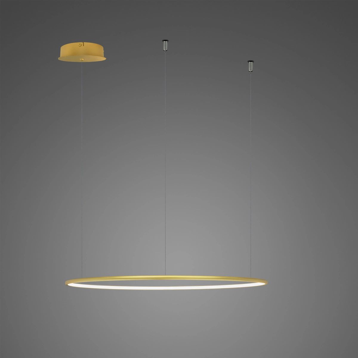 Darmowa Dostawa - Lampa wisząca 1x23 W złota Altavola Design Ledowe Okręgi LA073CO60in3kgolddimm