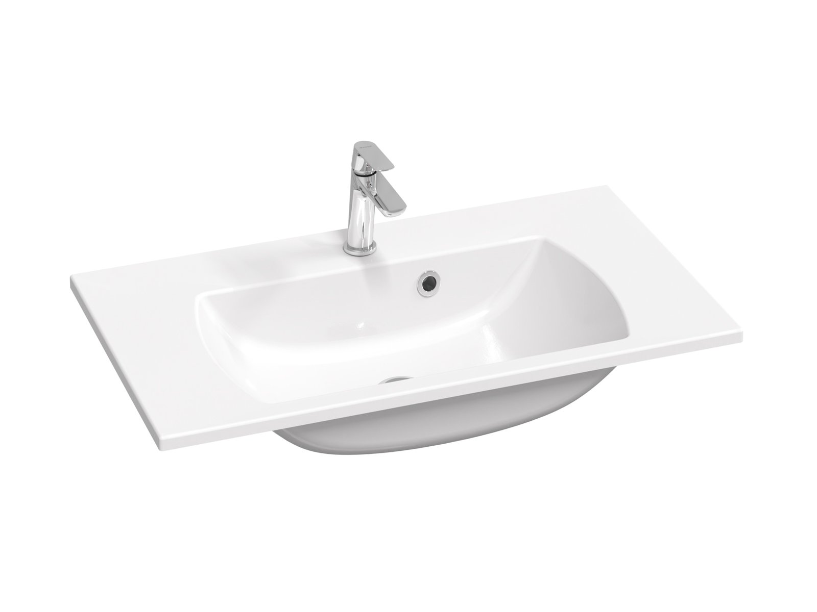 Darmowa Dostawa - Umywalka 80x45 cm prostokątna meblowa biała Ravak Classic II XJX01180001