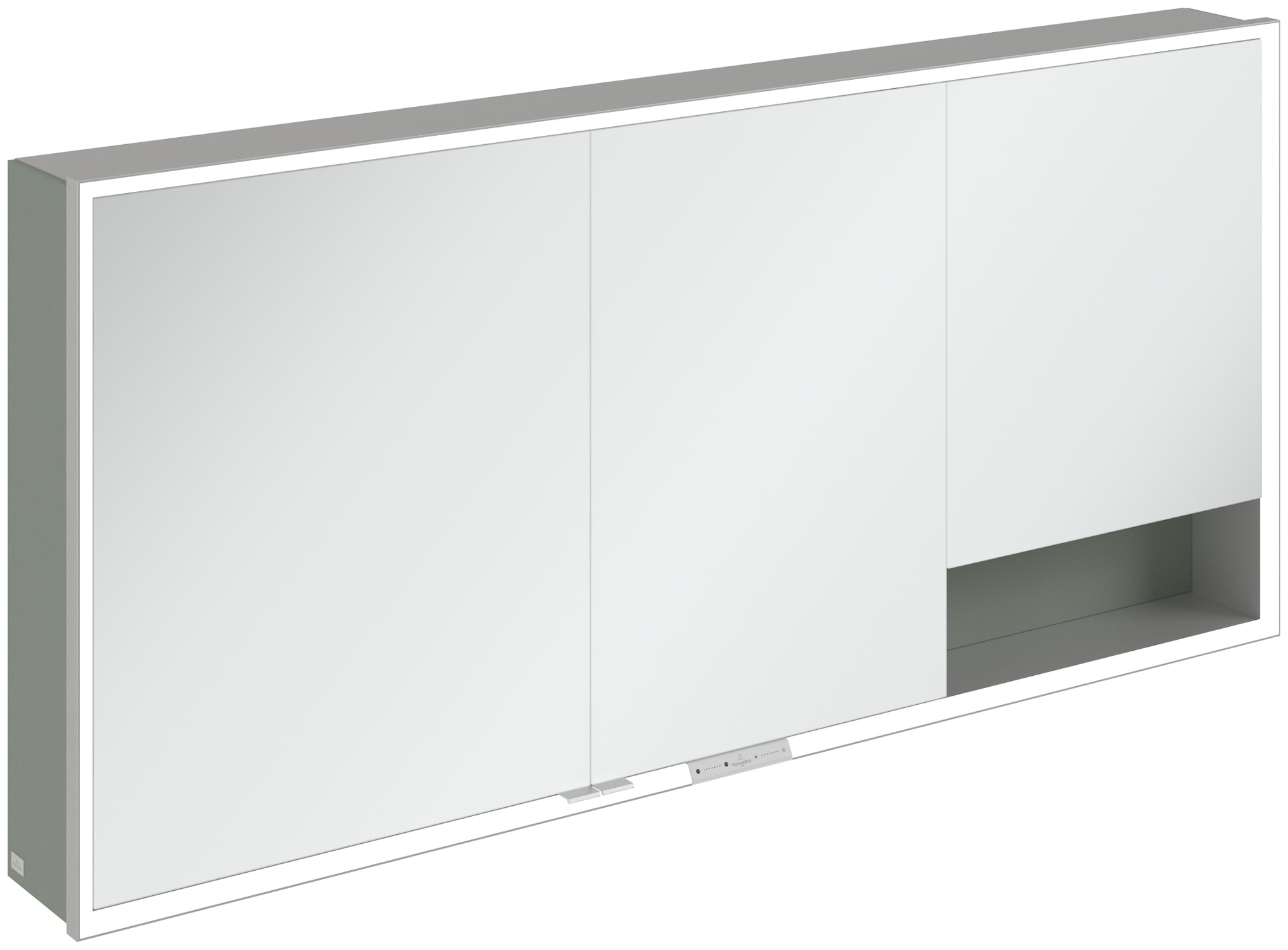 Darmowa Dostawa - Szafka 160x16.8x75 cm z lustrem zielona Villeroy & Boch My View+ A48116AF