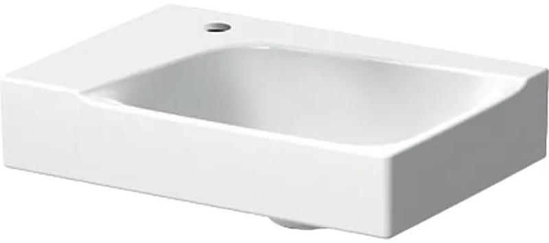 Darmowa Dostawa - Umywalka 40x28 cm prostokątna ścienna-meblowa biała Geberit Xeno2 500528011