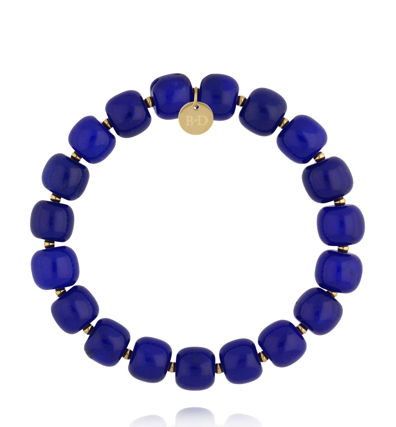 Bransoletka z kobaltowymi jadeitami BPA0668