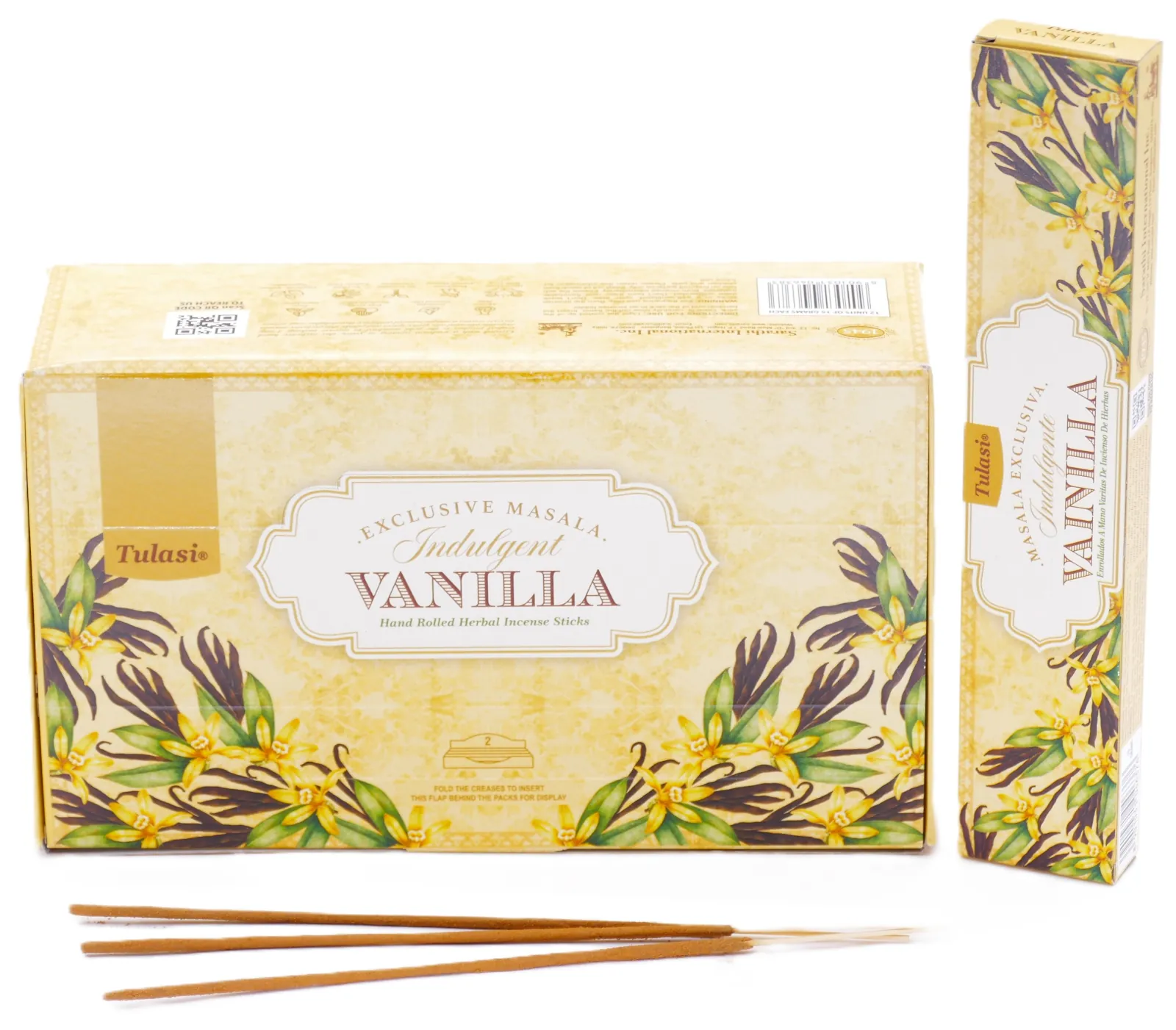Kadzidełka TULASI Vanilla (wanilia) - 15g