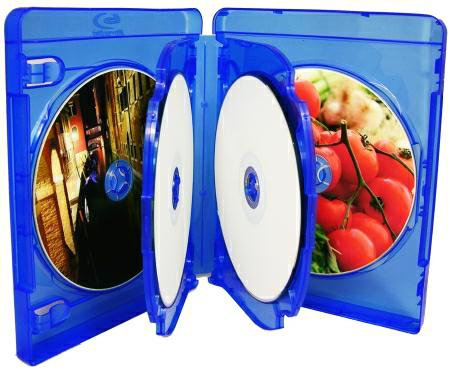 Pudełko 5xDVD mm BLU-RAY Niebieskie - Henryx24