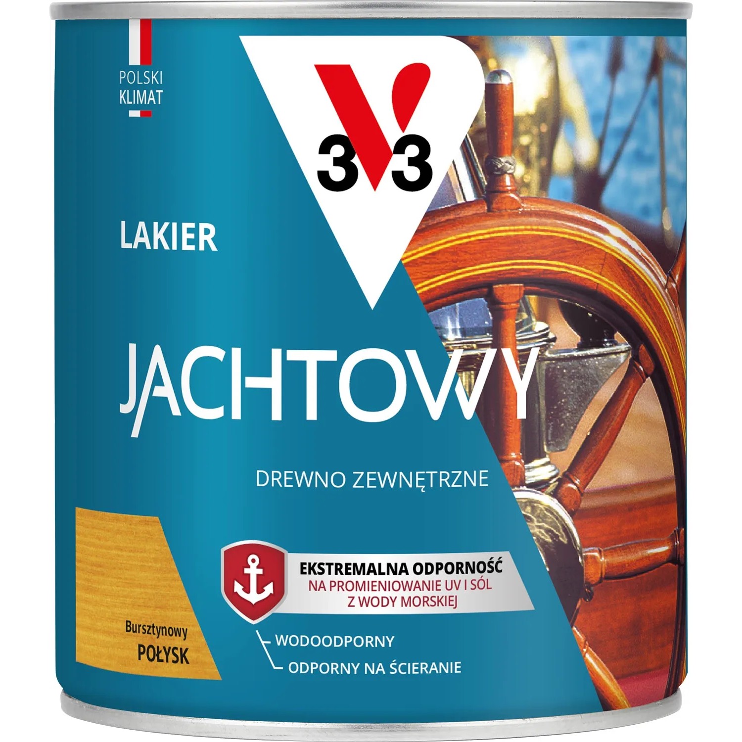 V33 Lakier jachtowy bursztynowy 0,75l