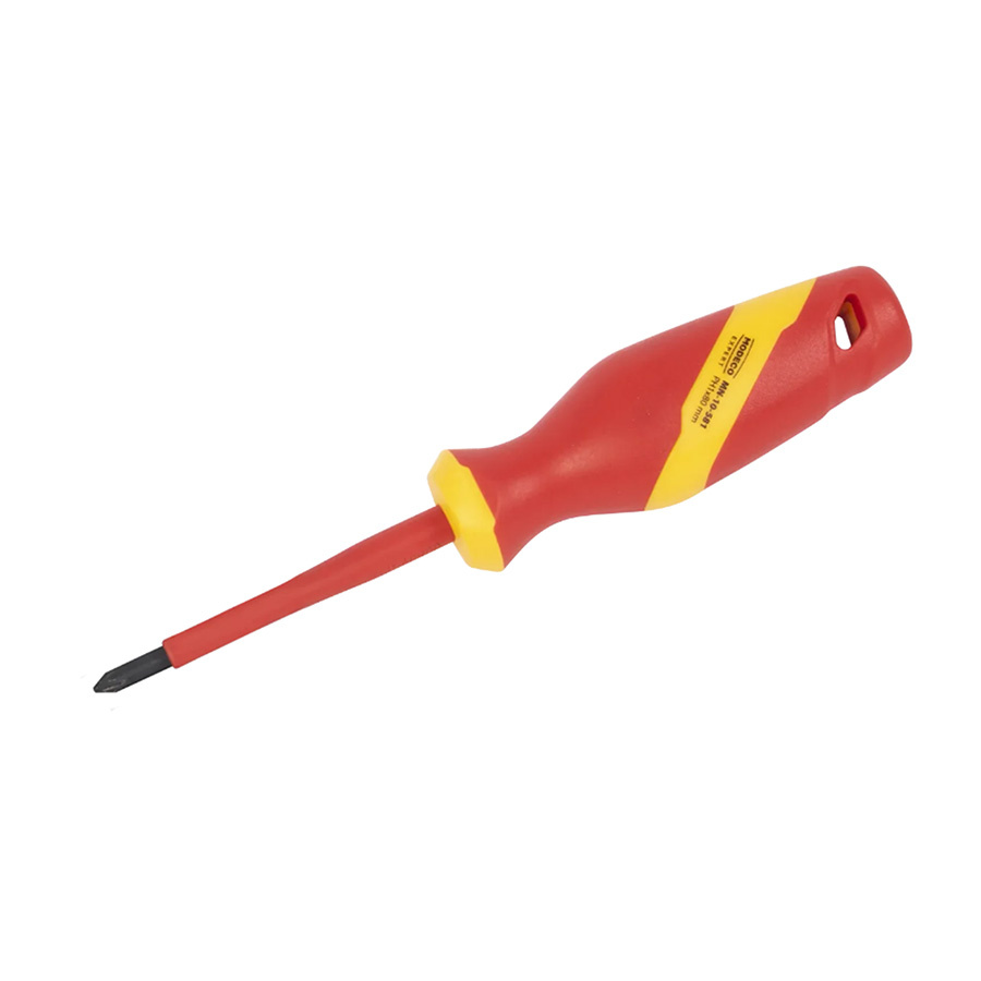 Wkrętak elektryczny izolowany krzyżowy PH1x80mm 1000v Modeco