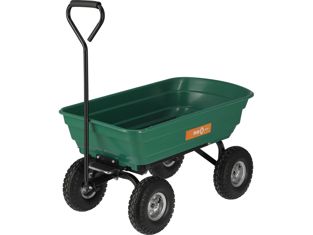 Wózek ogrodowy z kiprem, wywrotka 75l, 200kg | 90205