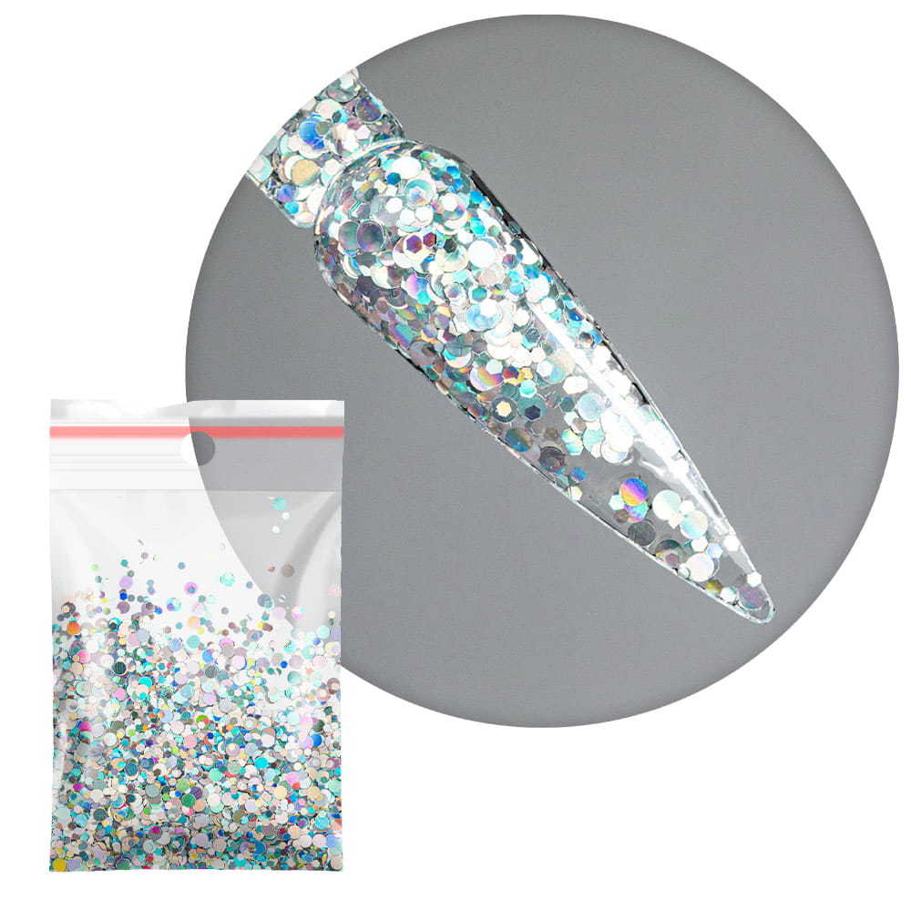 Ozdoby do paznokci Confetti dots kropki Nr 1 5g