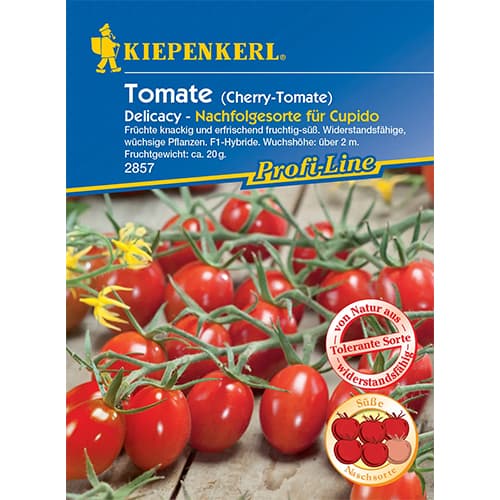 1 szt, Pomidor cherry Delicacy - Nasiona: Ilość w opakowaniu: 8 szt.