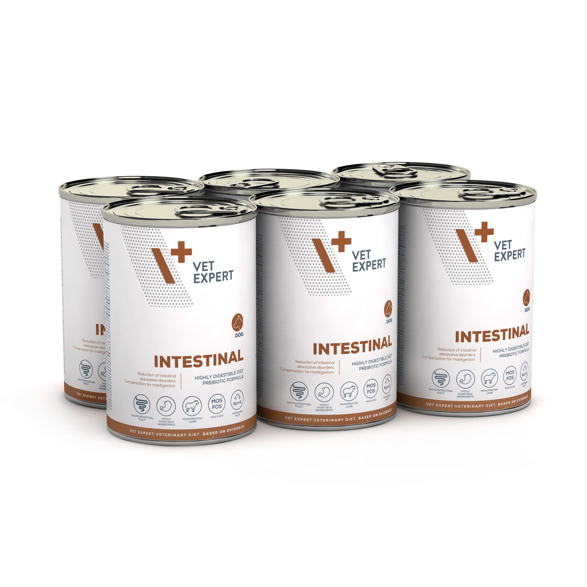 Intestinal Dog | VET EXPERT | 6x400g | Mokra karma weterynaryjna dla psa na układ trawienny