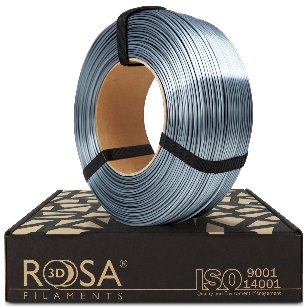 FILAMENT 3D ReFill PLA-Silk Steel (Refill 1kg / 1.75mm)