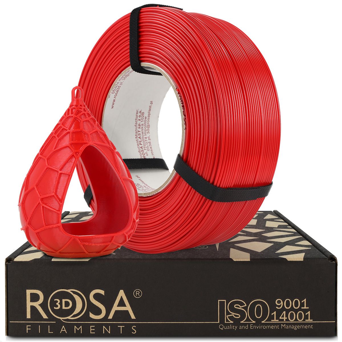 FILAMENT 3D ReFill PET-G Standard HS Red (Refill 1kg / 1.75mm)
