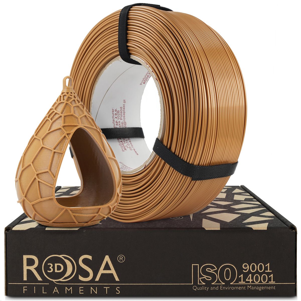 FILAMENT 3D ReFill PET-G Standard HS Light Brown (Refill 1kg / 1.75mm)