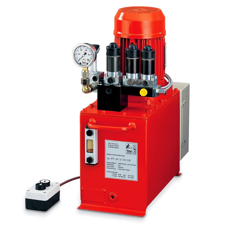 Yale PY/3 - pompa hydrauliczna 700 bar - PY-22/3/50/3 E