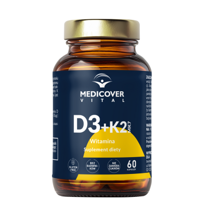 Medicover Vital Witamina D3 + K2 – Zdrowe Kości i Układ Krążenia