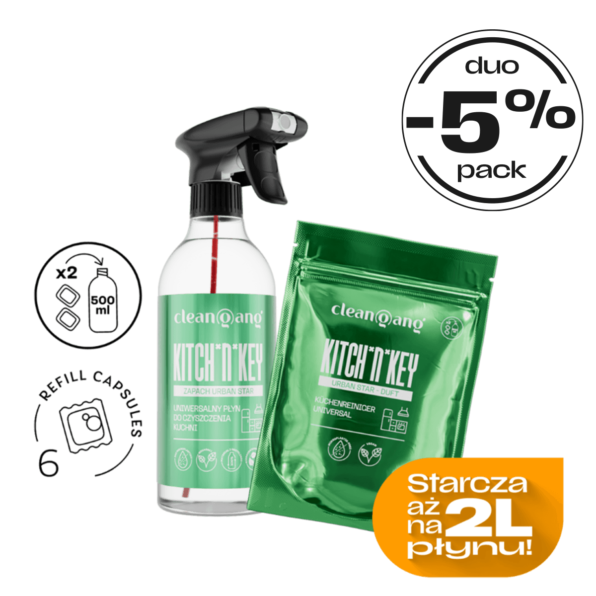 duo pack Kitch`n`Key Urban Star