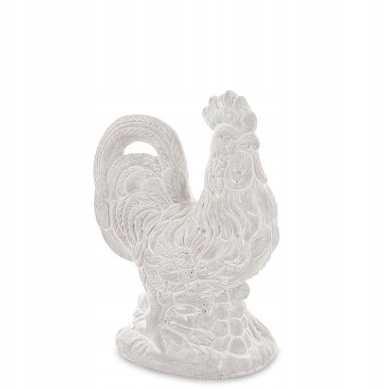 Figurka Kogut cement jasno szary 23,5cm