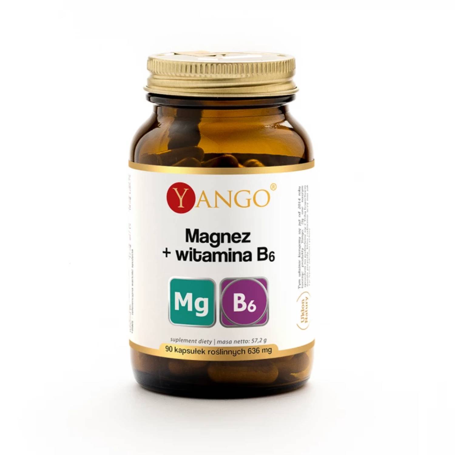 Yango magnez + witamina b6, 90 kapsułek