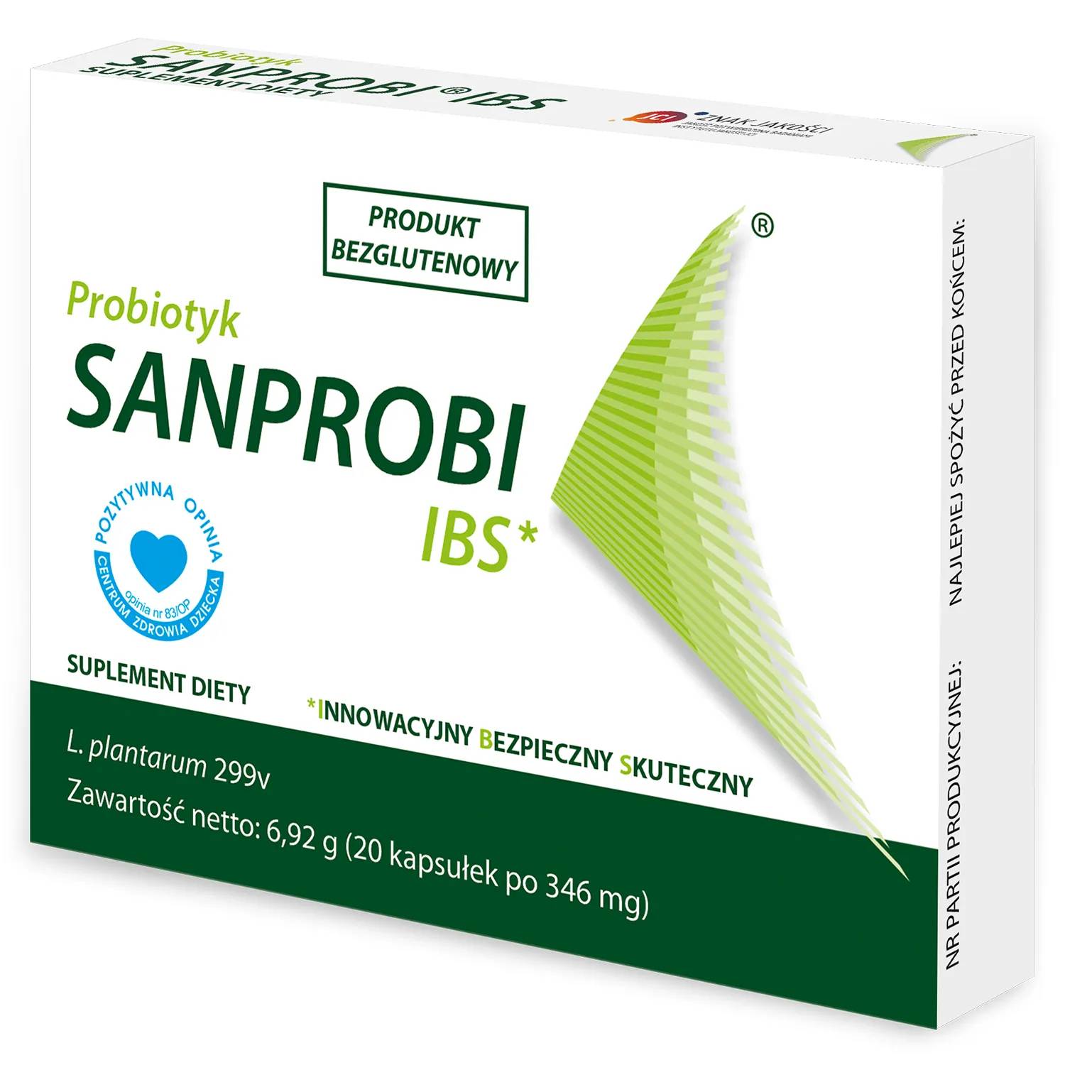 Sanprobi ibs, probiotyk, 20 kapsułek