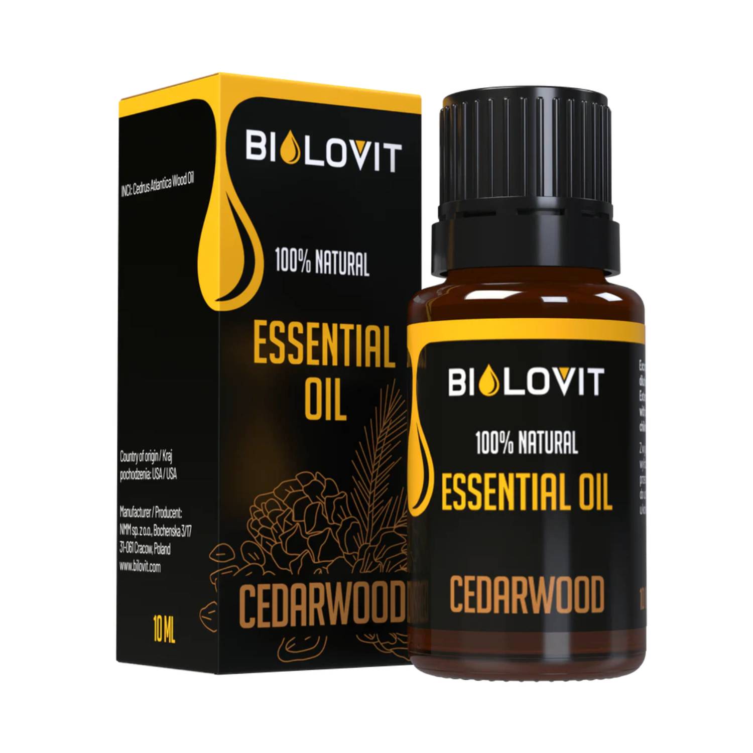 Bilovit - olejek eteryczny, cedr, 10 ml