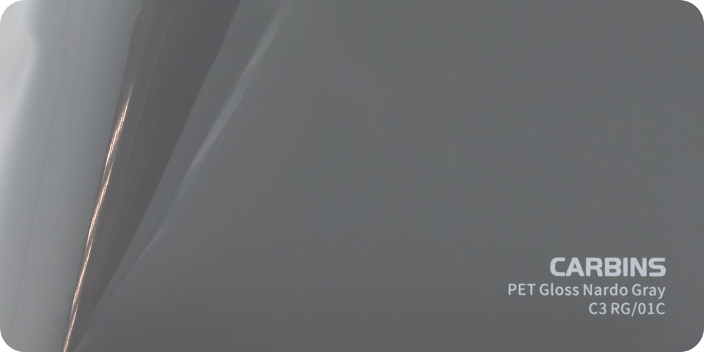Carbins C3 RG/01C PET Gloss Nardo Gray 1MB - folia do zmiany koloru samochodu
