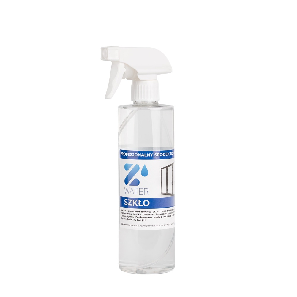 Z-WATER SZKŁO 500ml - profesjonalny środek do czyszczenia powierzchni szklanych
