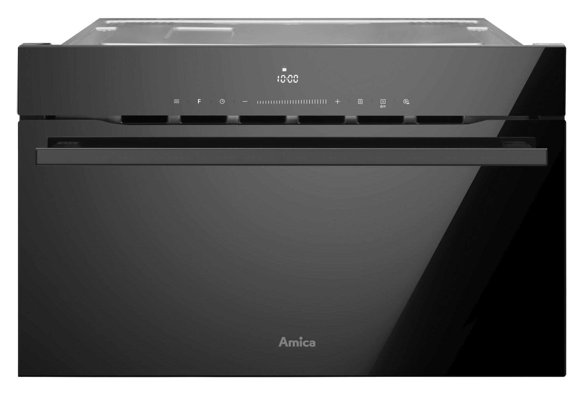 Kuchenka mikrofalowa Amica AMMB34E1GVB do zabudowy Czarny 1450 W Sterowanie: Elektroniczne