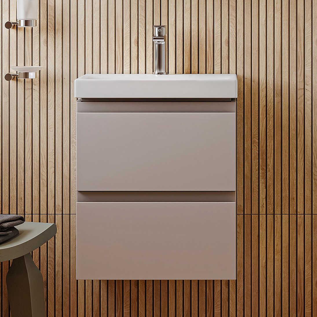 Cersanit Moduo szafka 79,5x44,7x57 cm podumywalkowa wisząca kaszmir S590-104-DSM - Wysyłka w 24h