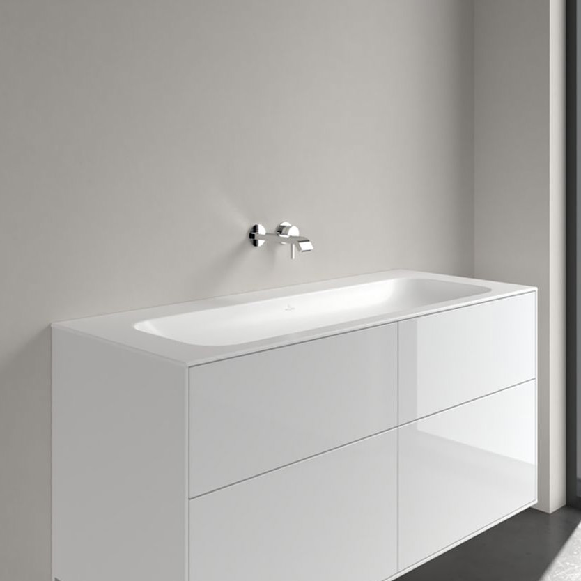 Villeroy & Boch Finion umywalka 120x50 cm meblowa prostokątna CeramicPlus stone white 4164C3RW