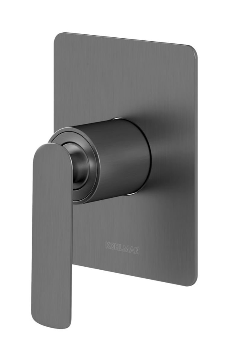 Kohlman Experience Gray bateria prysznicowa podtynkowa szczotkowany grafit QW220EG