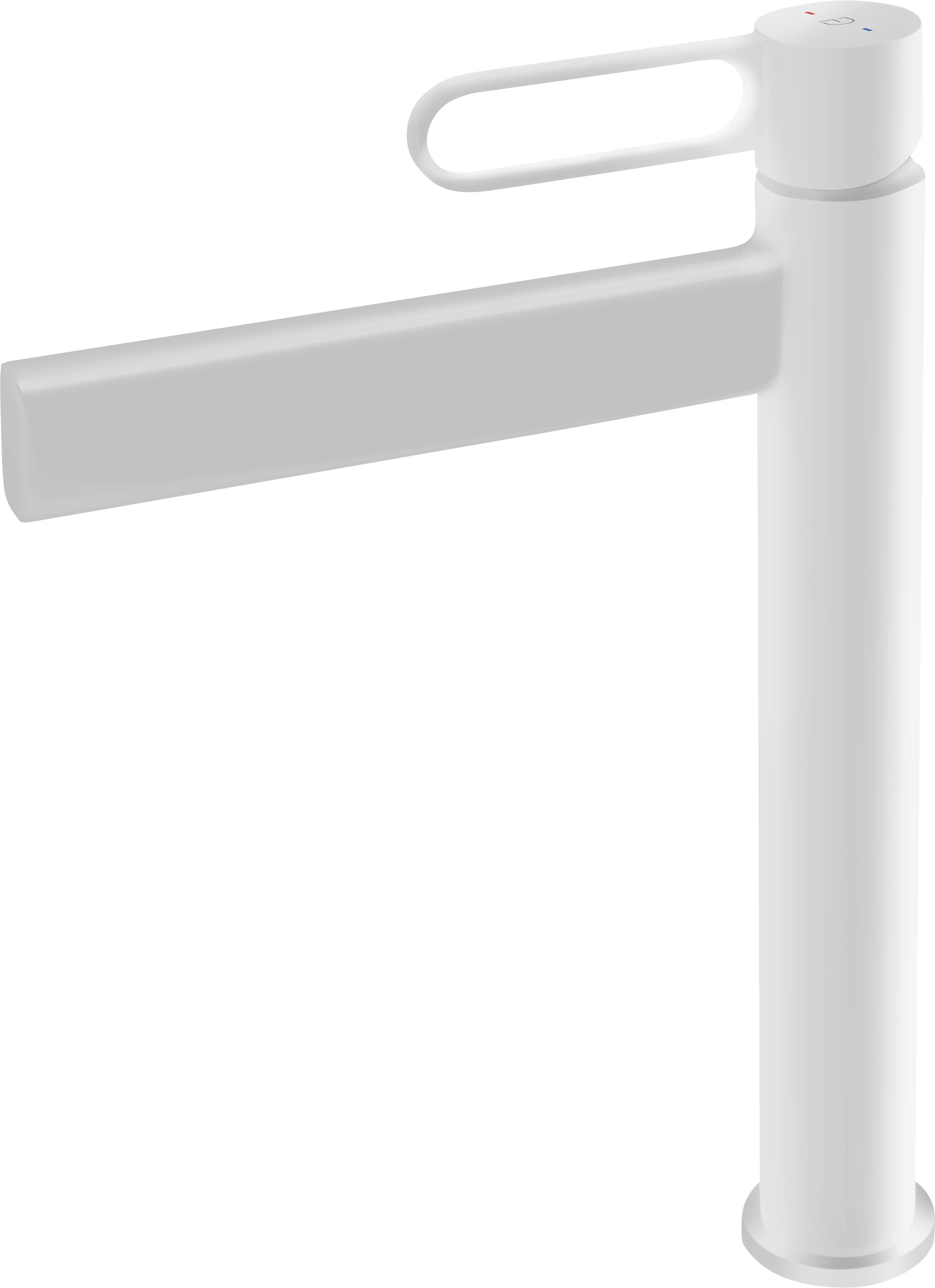 FDesign Zaffiro bateria umywalkowa stojąca wysoka biała FD1-ZFR-2L-33