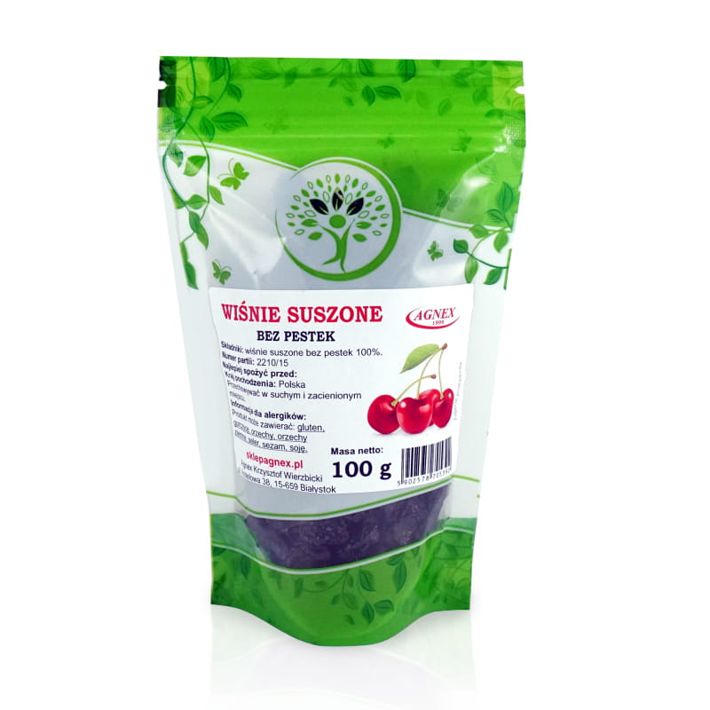 Wiśnie suszone bez pestek 100g