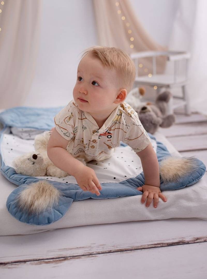 Śpiworek Kinder Hop Dream Catcher (Light) Triangles Jeans - 145x70 cm