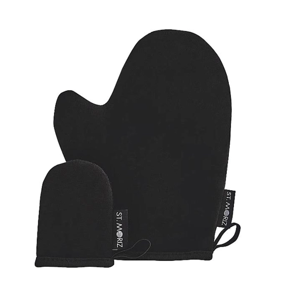 ST MORIZ Double Side Tanning Mitt Body&Face - Zestaw Rękawic