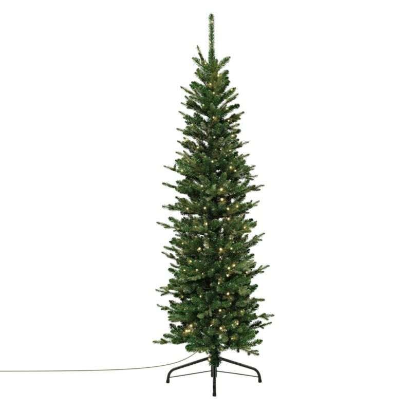 Choinka sztuczna ECD Germany 150 cm z świecąca girlanda 933 gałązki giętkie szczyty stabilna podstawa łatwy szybki montaż 1 szt
