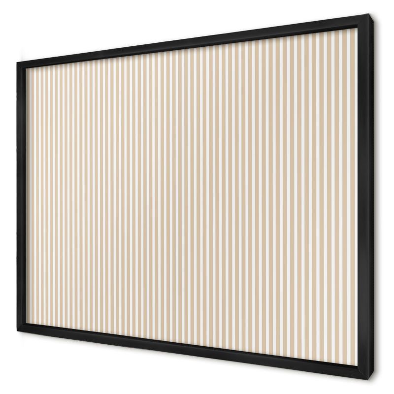Magnetyczna tablica ozdobna Wallfluent 70x50 Pionowe pasy w czarnej ramie 1szt