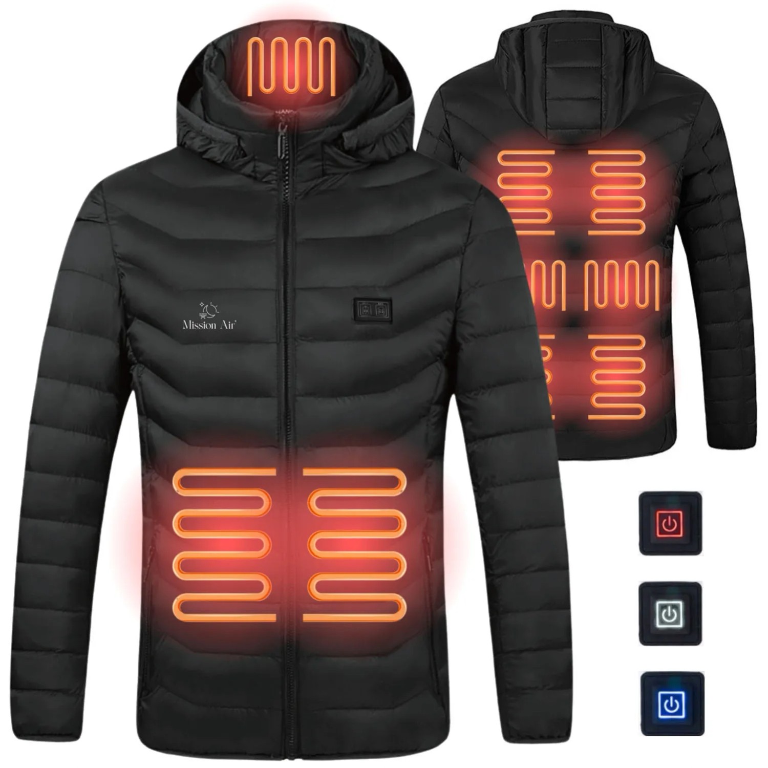 Mission Air Kurtka podgrzewana E-JACKET roz. M (bez powerbanku)