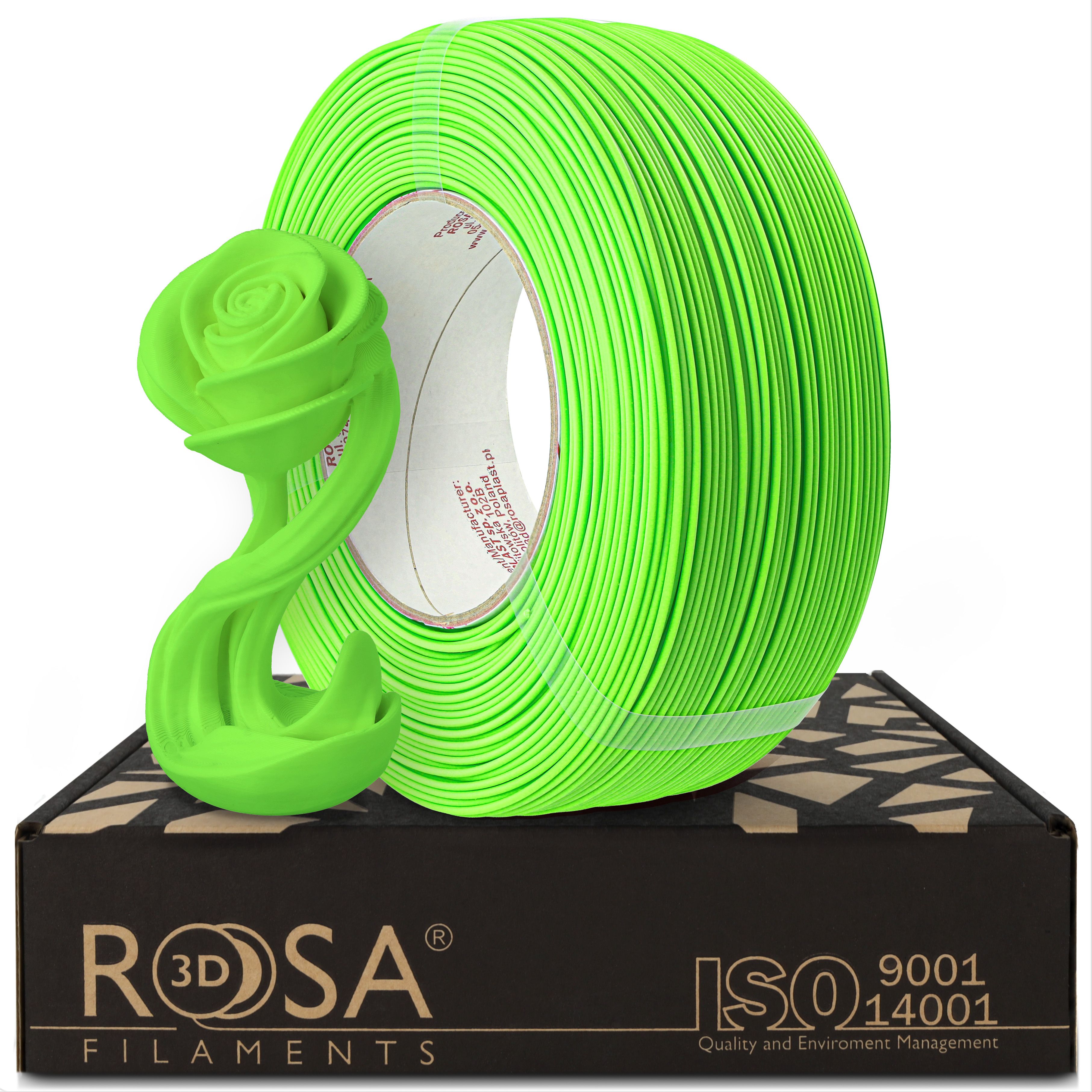 FILAMENT 3D ReFill PLA Starter Lime Green (Refill 1kg / 1.75mm)