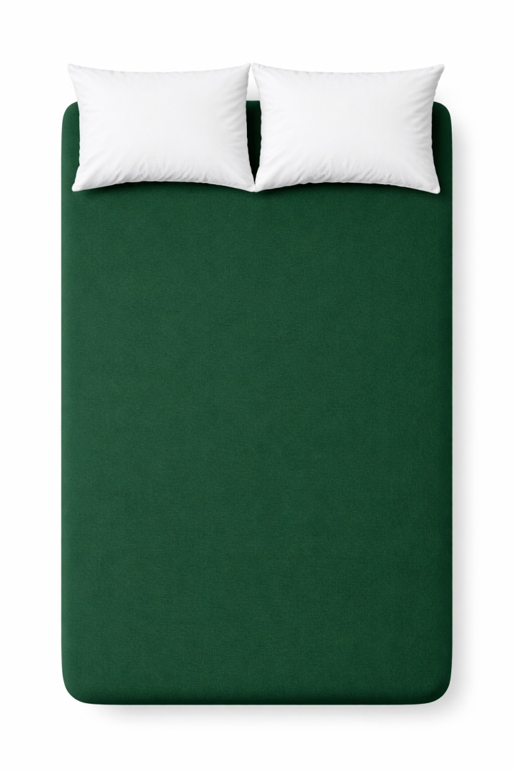 Przescieradło z gumką Jersey 90x200 , butelkowa zieleń