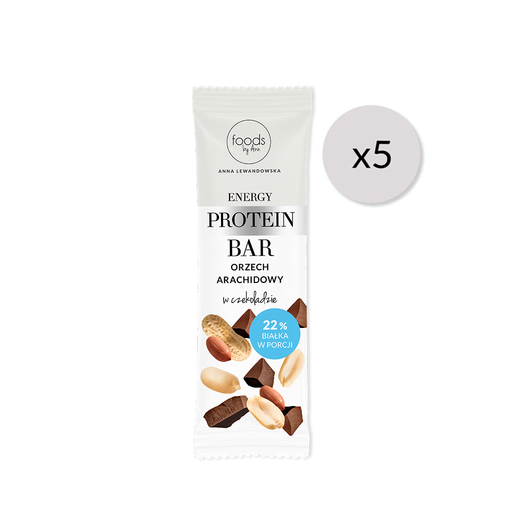 Energy Protein Bar orzeszki arachidowe, 35 g x5