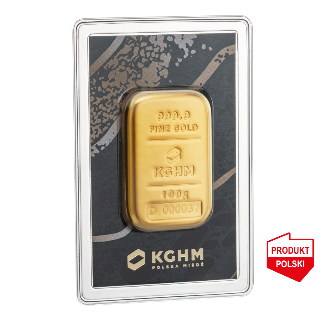 100 g Sztabka złota KGHM - wysyłka 24 h! - Mennica Skarbowa