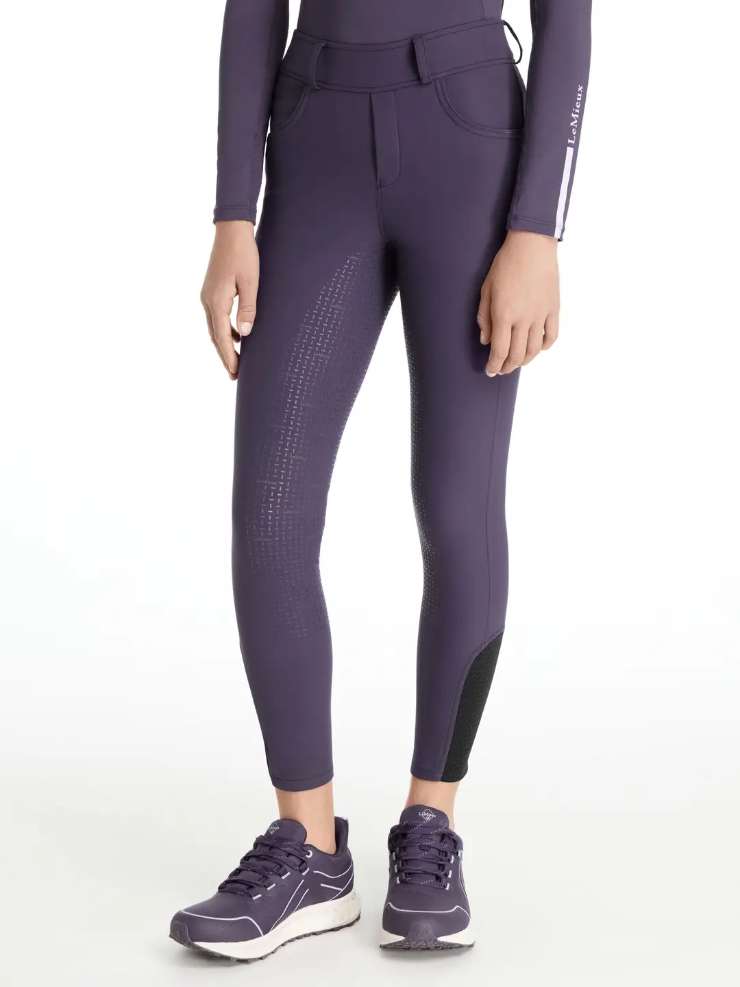 LeMieux legginsy jeździeckie Ella Winter Juniper junior
