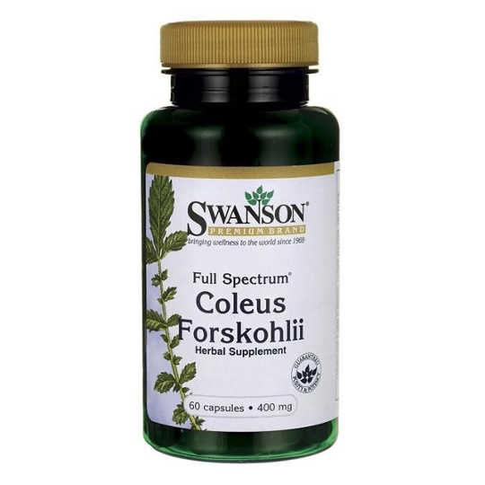 Swanson full spectrum coleus forskohlii - pokrzywa indyjska, kapsułki, 60 sztuk