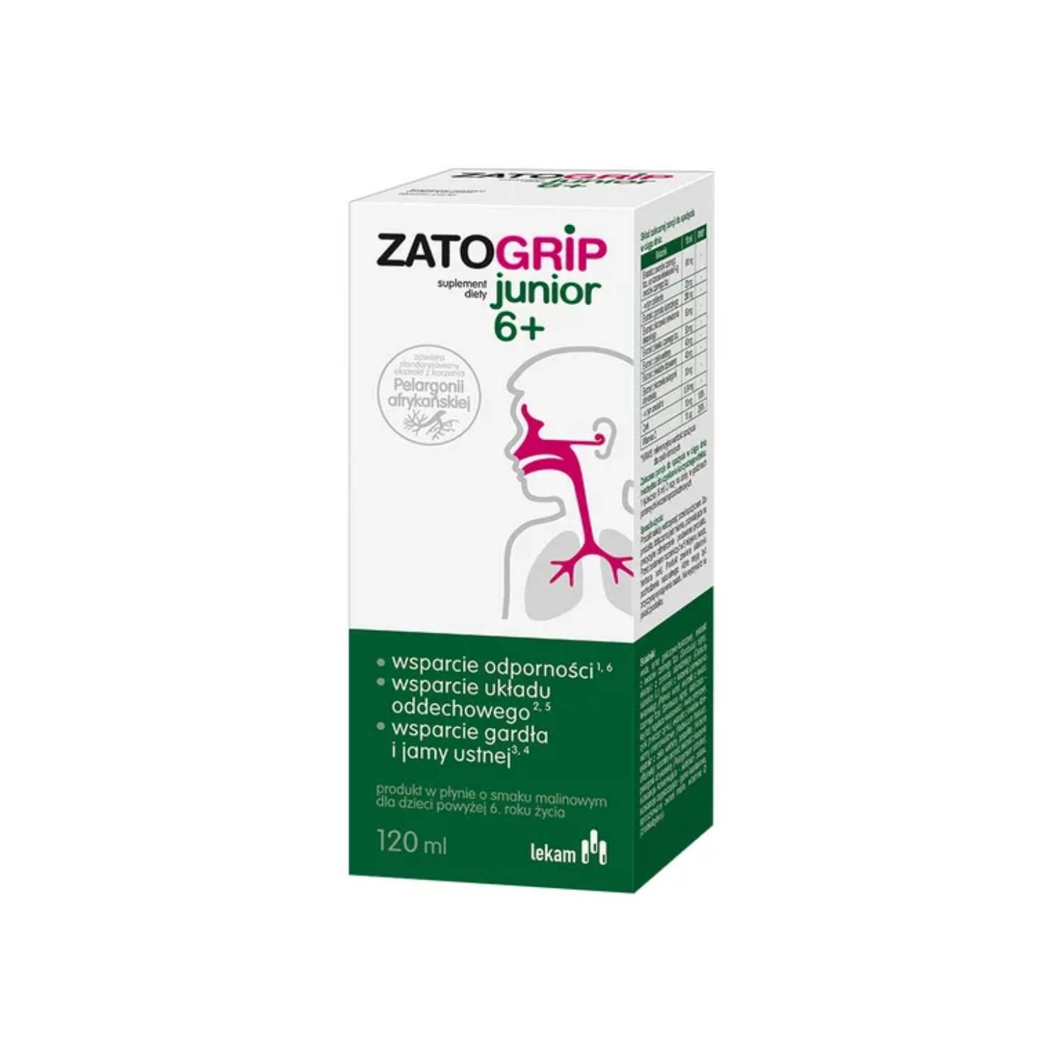 Zatogrip junior 6+, 120 ml