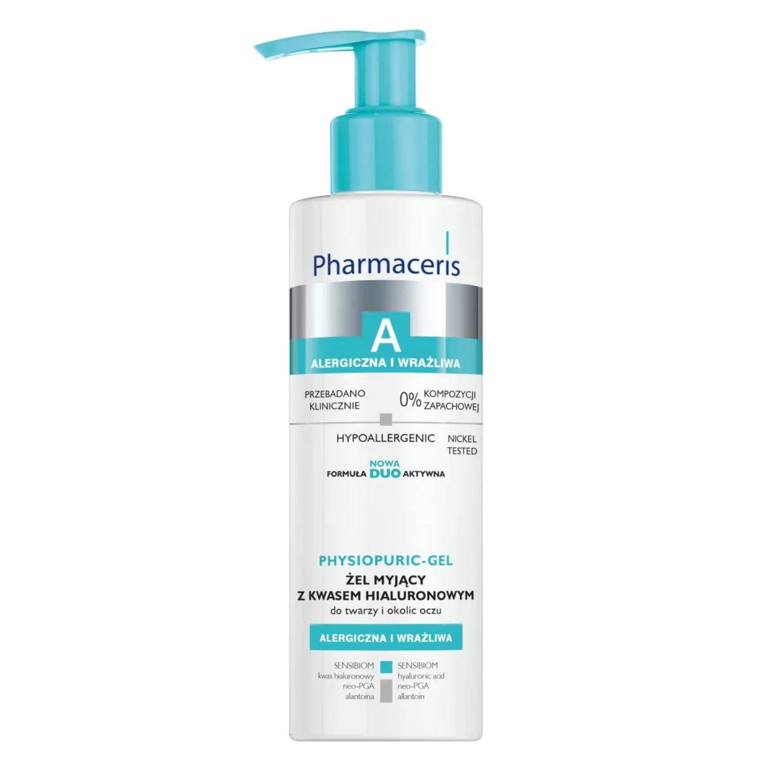 Pharmaceris a physiopuric-gel - żel myjący z kwasem hialuronowym, 190 ml