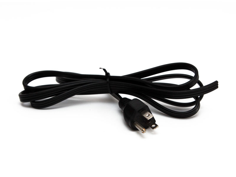 Grounded USA 110V power cable with a plug