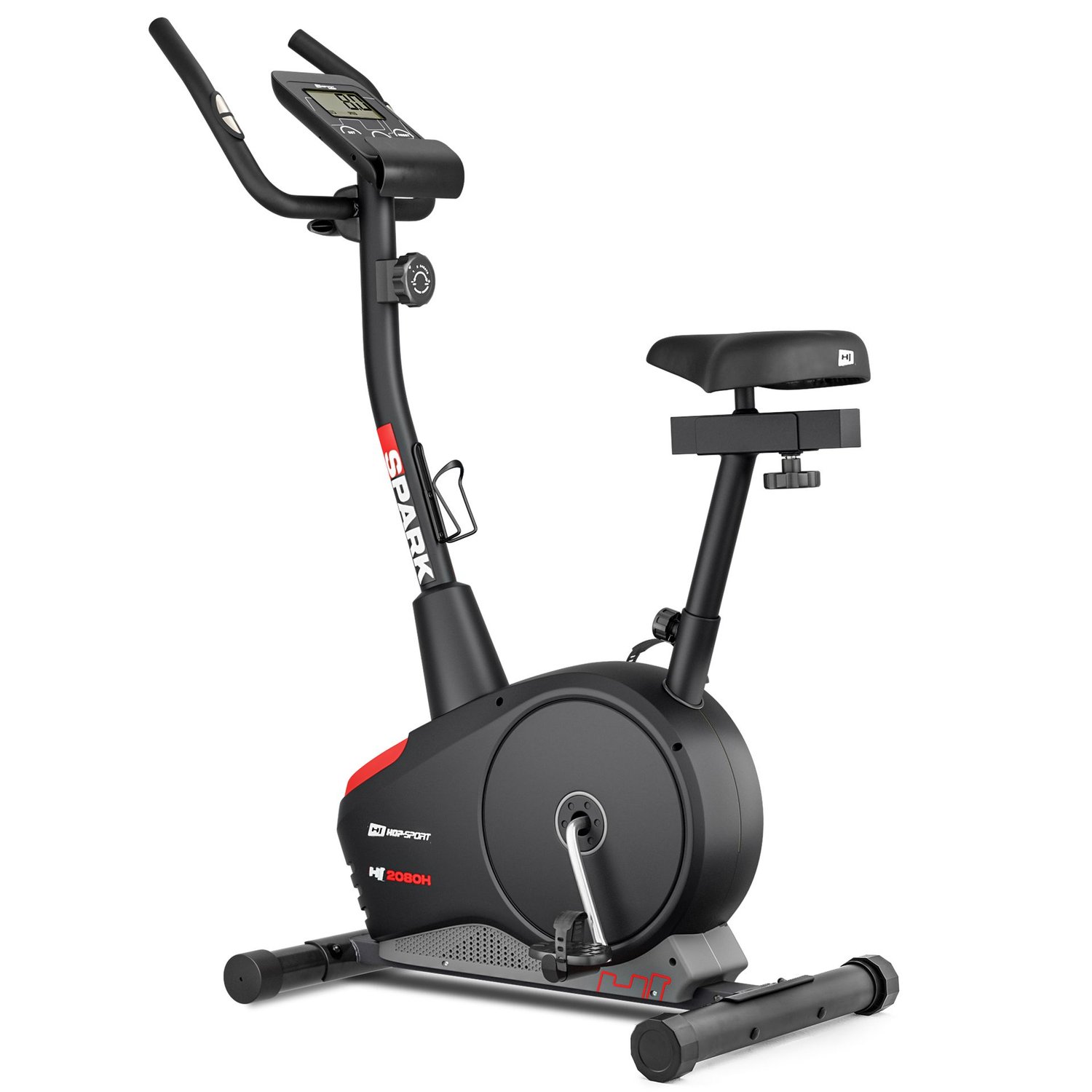Rower magnetyczny HS-2080 Spark czarno-czerwony