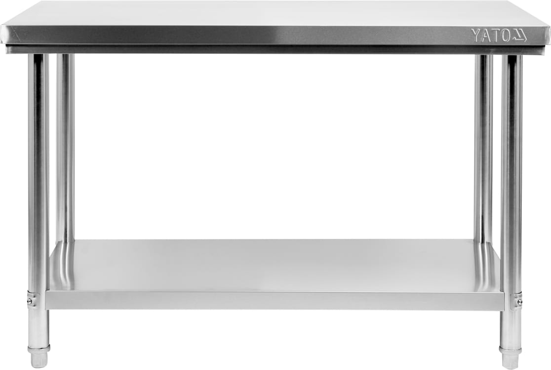 STÓŁ CENTRALNY SKŁADANY Z PÓŁKĄ 1400×700×H850MM YATO | YG-09012