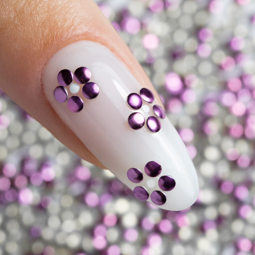 ShinePins gładkie ćwieki błyskotki ozdoby do paznokci mini NTN Premium Nr 13 5g